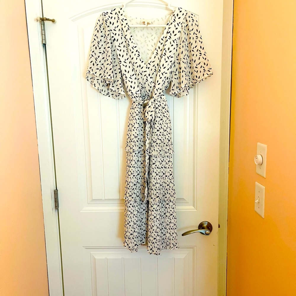 Boutique Feather Dress